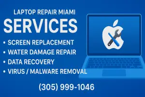 Laptop repair Miami – quick in-shop diagnostic and same-day options